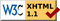 Valid XHTML 1.1